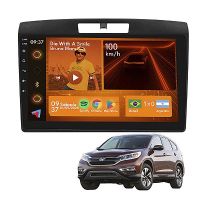 Kit Multimídia Android 9p Crv 2012-2016 2GB+64GB Bluetooth