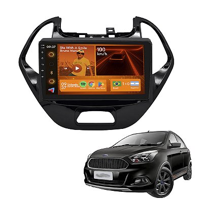 Kit Multimídia Android 2GB/64GB 9p Ford Ka 2015-2017