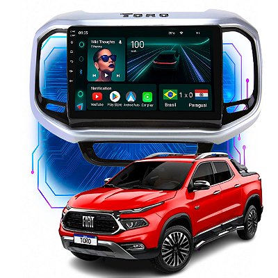 Kit Multimídia Android 9p Toro 2016-2021 4GB+64GB Bluetooth