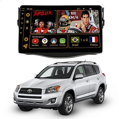 Kit Multimidia Android Octa-Core 6+128GB 9p Rav4 06-12 Maps