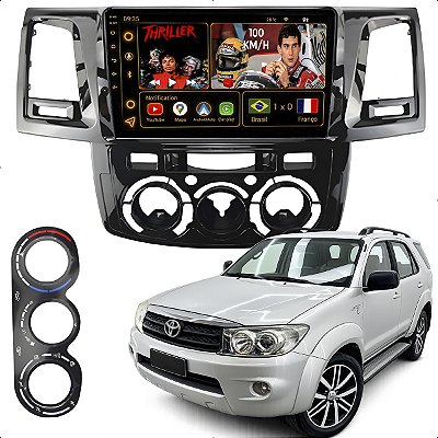 Kit Multimidia Android Octa-Core 6GB 128GB 9p Hilux SW4 2009-2015