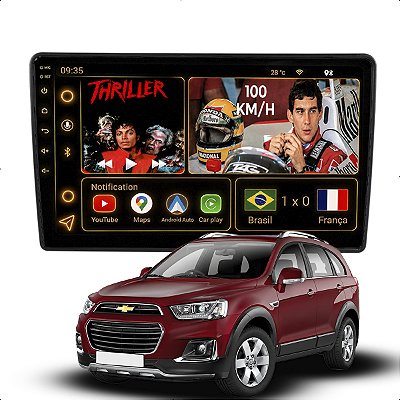 Kit Multimidia Android Octa-Core 6GB 128GB 9pol Captiva 2008-2017