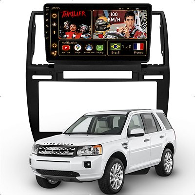 Kit Multimidia Android 9p Octa-Core 6GB 128GB Freelander 2 2008-2012