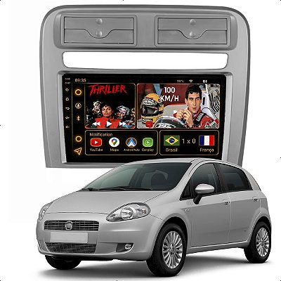 Kit Multimidia Android Octa-Core 6GB 128GB 9p Punto 2007-2014 Entrada Chip 4G
