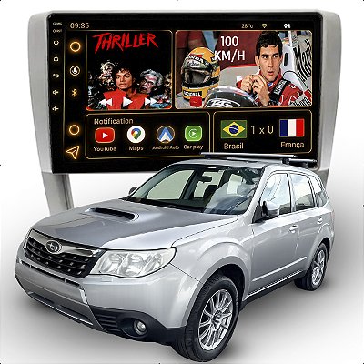 Kit Multimidia Android Octa-Core 6GB 128GB 9p Subaru Forester 2009-2012