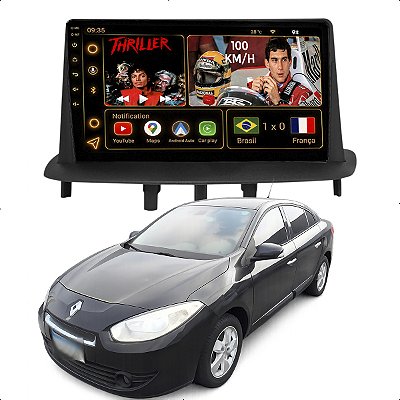 Kit Multimidia Android Octa-Core 6GB/128GB 9p Renault Fluence 2008-2015