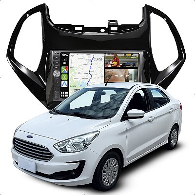Kit Multimidia Dvd Mp5 2 Din Botão 7p Ka 19-21 Android Auto