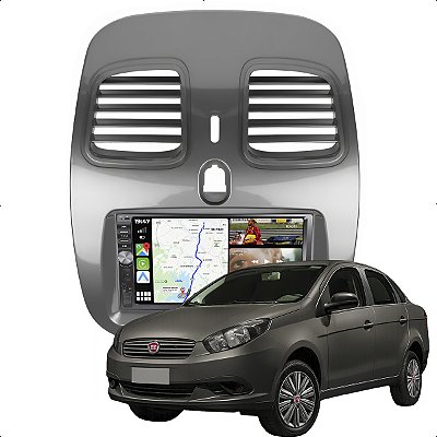 Kit Multimidia Mp5 Botão 7p Grand Siena 12-21 Android Auto