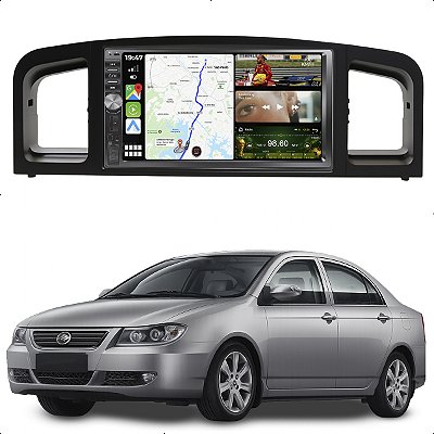 Kit Multimidia Dvd Mp5 Botão 7p Lifan 620 10-12 Android Auto