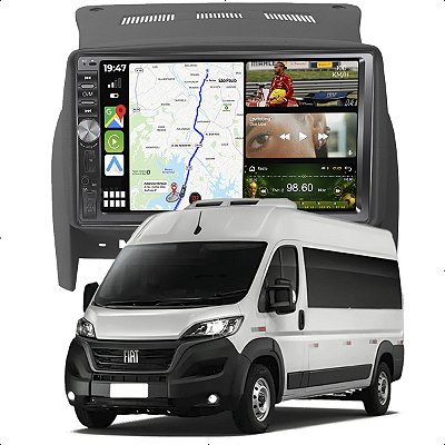Kiy Multimidia Mp5 Botão Dvd 7p Ducato 06-15 Android Auto