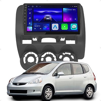 Kit Multimídia Octacore 4GB/64GB 9pol Honda Fit 2004-2008