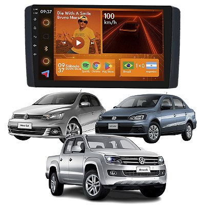 Kit Multimídia Android 9p Gol G7 Amarok 2012-2024 2GB+64GB