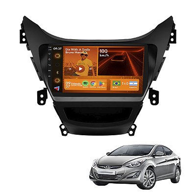 Kit Multimídia Android 9p Elantra 2010-2013 2GB+64GB Wi-Fi