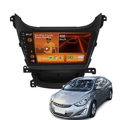 Kit Multimídia Android 9p Elantra 2014-2016 2GB+64GB Carplay