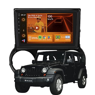 Kit Multimídia Android 2+64GB 9pol Wrangler 2012-2017