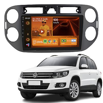 Kit Multimídia Android 2Gb/64Gb 9p Tiguan 2009-2017 Youtube