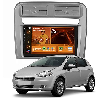 Kit Multimídia Android 9p 2GB+64GB Fiat Punto 2007-2014