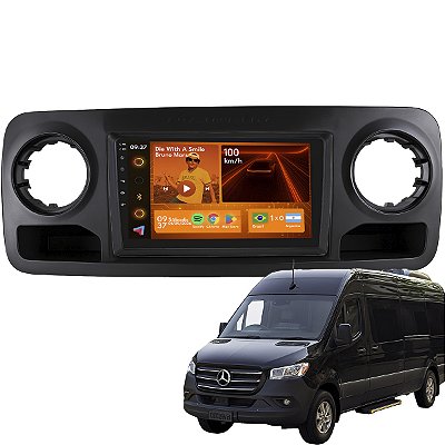 Kit Multimídia Android 2GB+64GB 9p Sprinter 2020-2024 Bt Gps