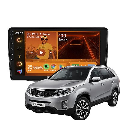 Kit Multimídia Android 2GB+64GB 9p Sorento 2013-2015 Maps Bt