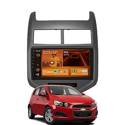 Kit Multimídia Android 2GB+64GB 9p Sonic 2011-2014 Carplay
