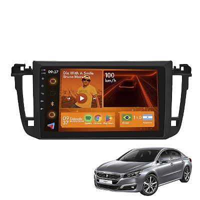 Kit Multimídia Android 2GB+64GB 9p Peugeot 508 2012-2014 GPS