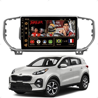 Kit Multimídia Android Octa-Core 9p Kia Sportage 2017-2022