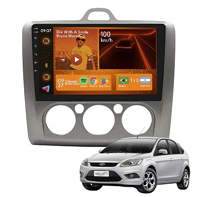 Kit Multimidia Android 2+64GB 9p Focus 09-13 Câmera de ré