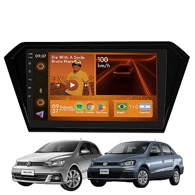 Kit Multimídia Android 2+64Gb 9p Gol G7 G8 2016-2021 Gps