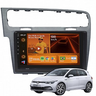 Kit Multimídia Android 2GB+64GB 9p Golf 2014-2020 Bluetooth