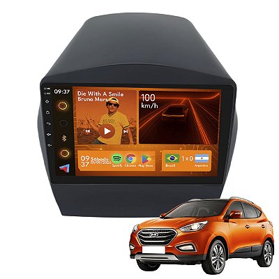 Kit Multimídia Android 2GB/64GB 9p Hyundai Ix35 2010/2022