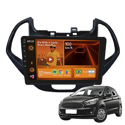 Kit Multimídia Android 2GB/64GB 9p Ford Ka 2019/2021