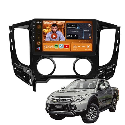 Kit Multimídia 9p 2GB+64GB L200 2016-2022 Pajero 2018-2020