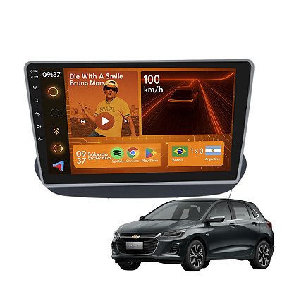 Kit Multimídia Android 2GB+64GB 9p Onix 2020-2024 Carplay BT