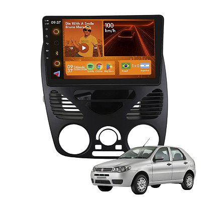 Kit Multimídia Android 2GB+64GB 9p Palio 2001-2013 Câmera BT