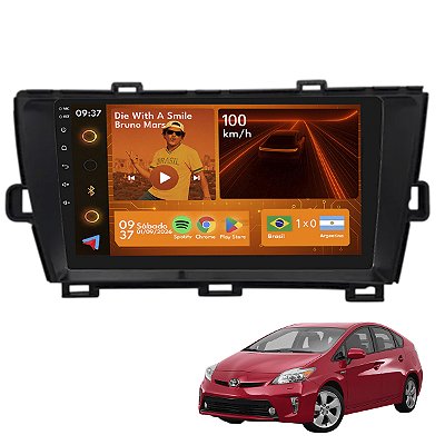 Kit Multimídia Android 2GB/64GB 9p Prius 2013-2015 Carplay