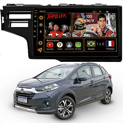Kit Multimídia Android Octacore 6GB/128GB 9p Fit Wrv 15-21
