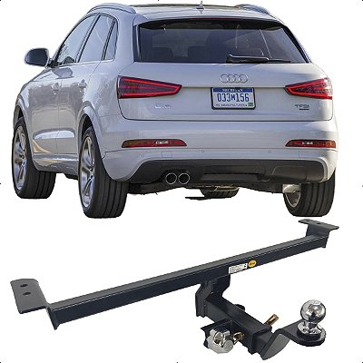 Engate Reboque Audi Q3 12-19 removivel 700KG de Tração