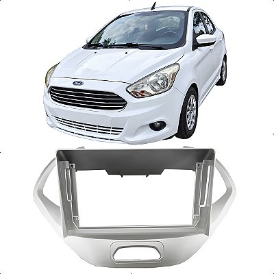 Moldura Painel 9pol Ford Ka 2015 2016 2017 Multimidia