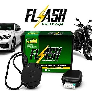 Alarme Cerruns Presença Bloqueador Basico Flash Carro Moto