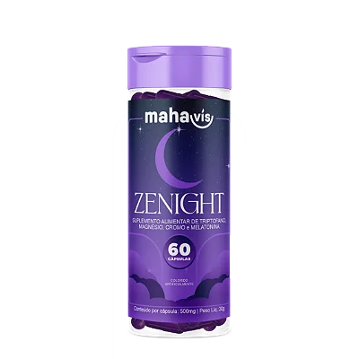 Zenight suplemento alimentar 60 Cápsulas 500mg 30gr