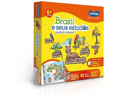 Quebra cabeça brasil e seus estados