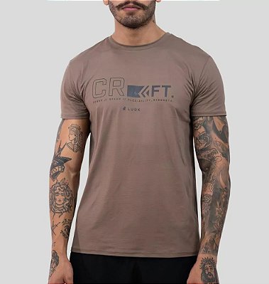 Camiseta Lurk Dry CRFT - Marrom