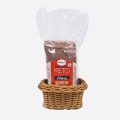 Pão de Forma KETO Integral Sem Glúten e Sem Lactose 350g