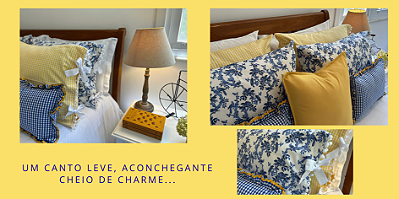 amarelo e azul royal