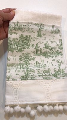 Toalha de mão/lavabo branca