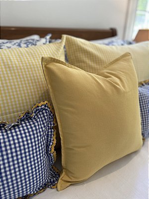 Almofada quadrada em tecido Paraty 100% algodão