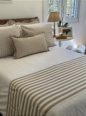 Conjunto Honey com fronhas, almofada e peseira