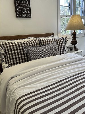 Conjunto Café com fronhas, almofada e peseira