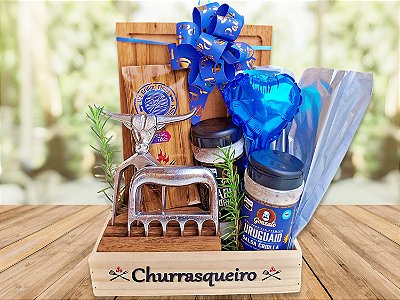 Cesta Churrasqueiro para Presente. Cesta Presente