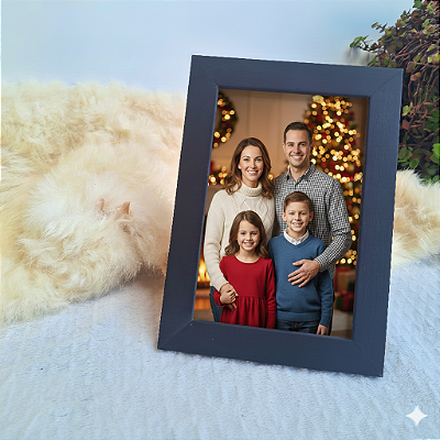 Porta Retrato Preto .